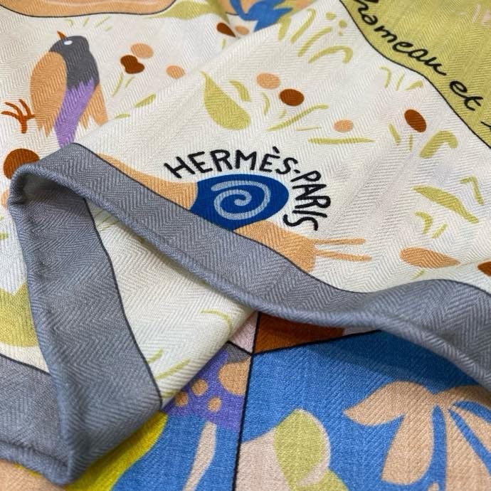 Shawl of silks and cashmere фото 7