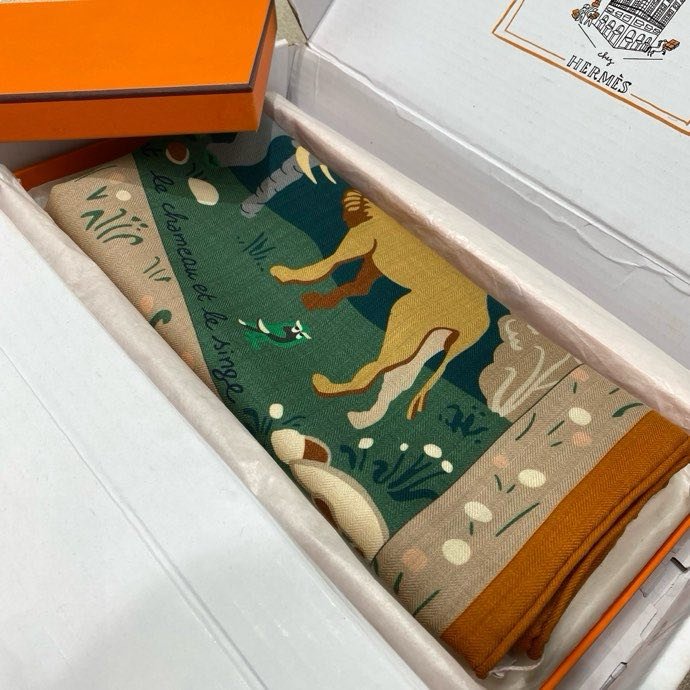 Shawl of silks and cashmere фото 7