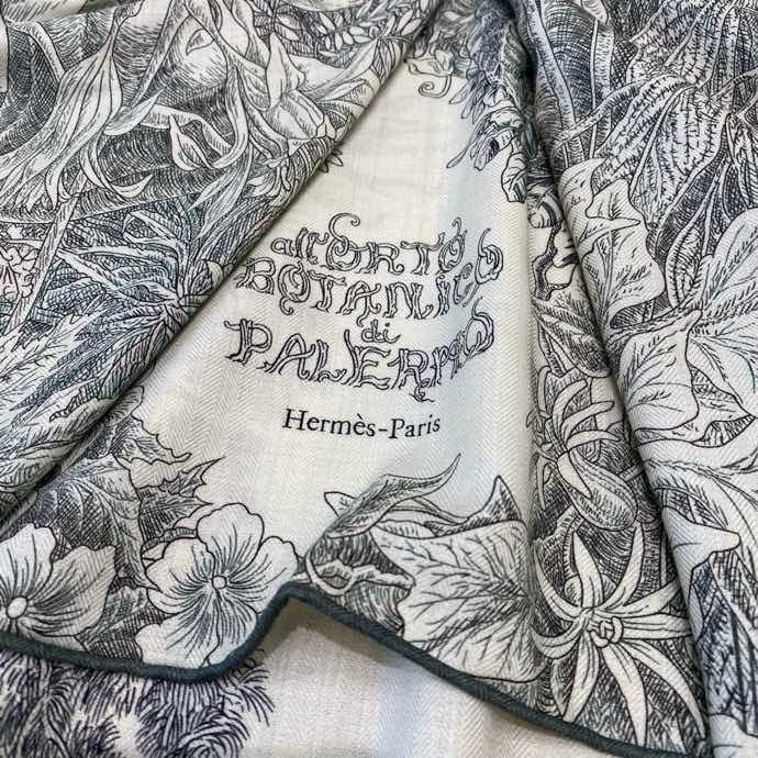 Шаль из шелка и кашемира фото 8