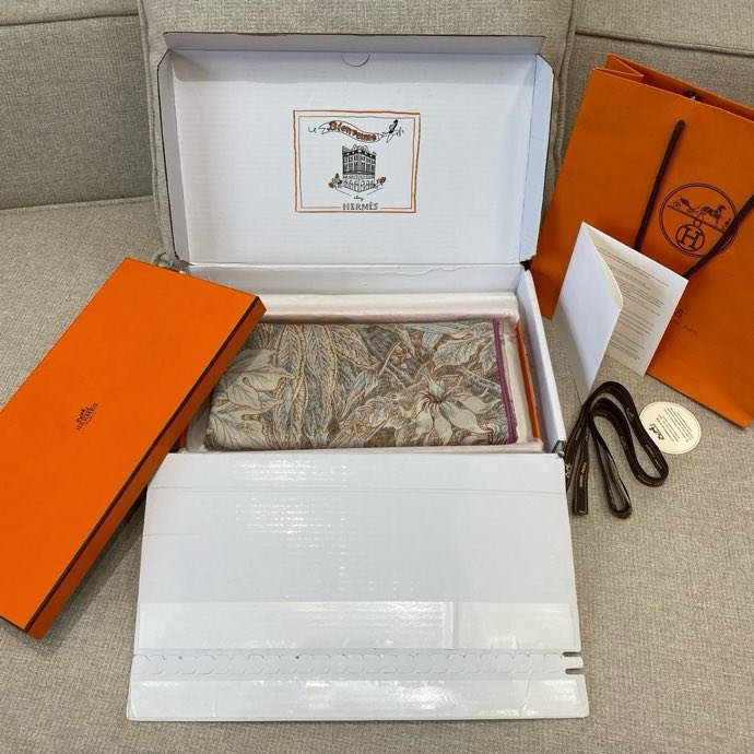 Шаль из шелка и кашемира фото 8