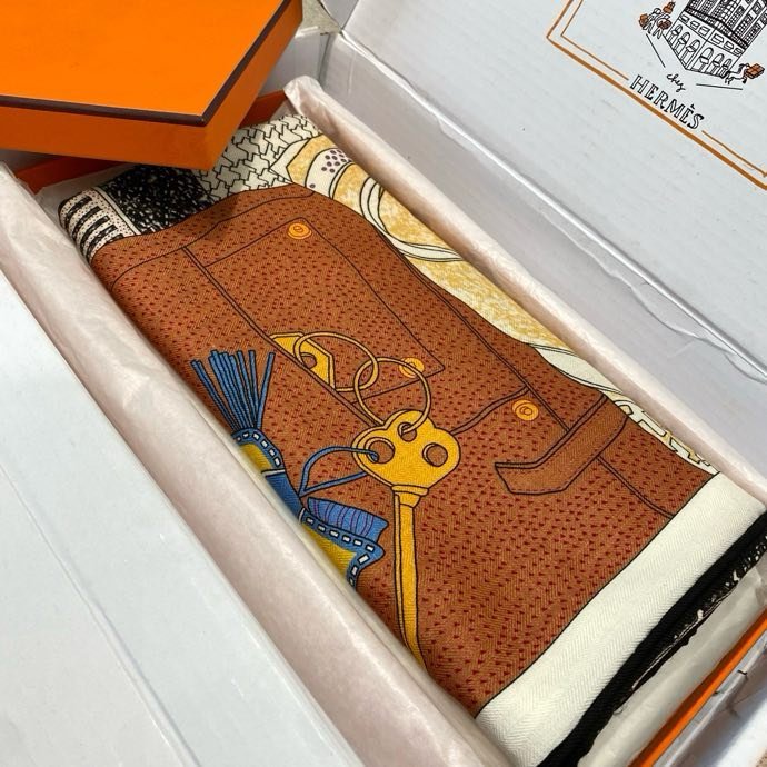 Shawl of silks and cashmere фото 8