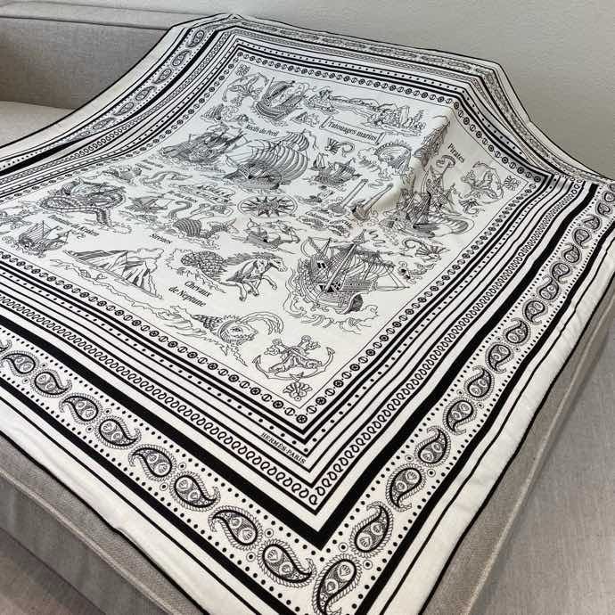 Шаль из шелка и кашемира фото 9