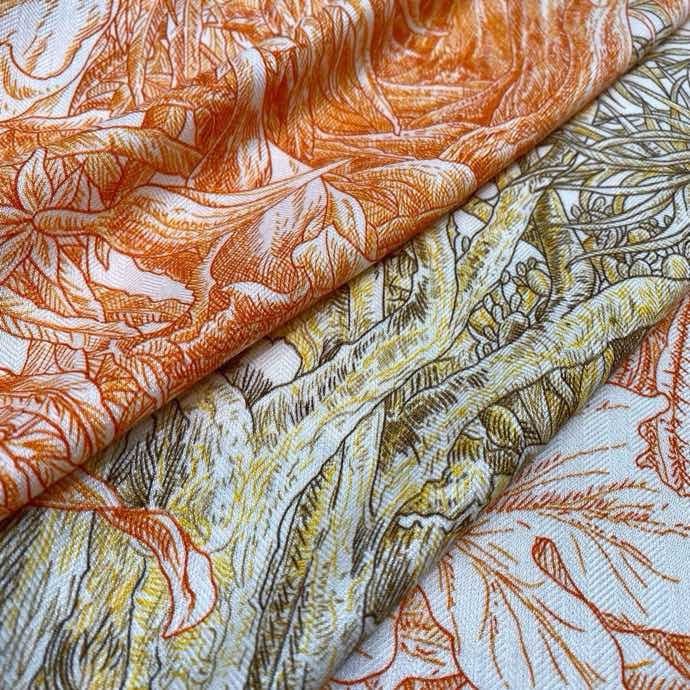 Shawl of silks and cashmere фото 9