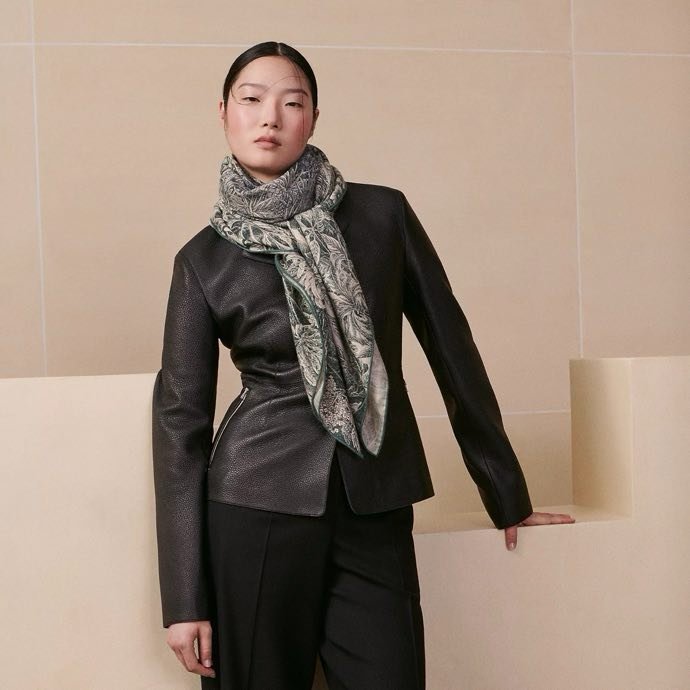 Шаль из шелка и кашемира фото 9