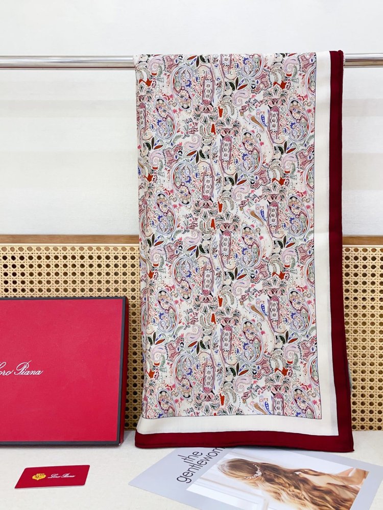 Шарф из кашемира и шелка 140 x 140 см фото 3