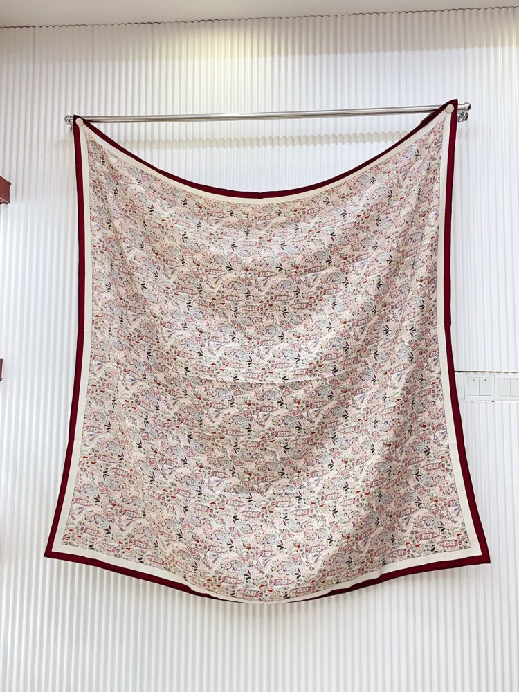 Шарф из кашемира и шелка 140 x 140 см фото 6