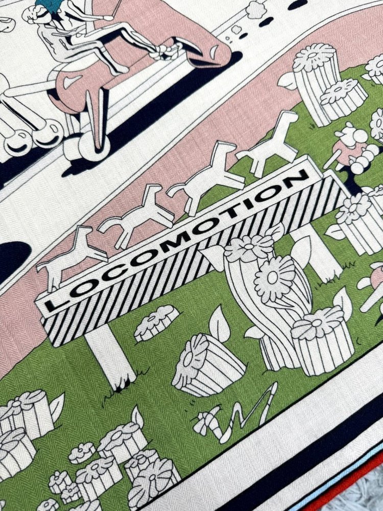 Шарф из шелка и кашемира 135x135 см фото 3