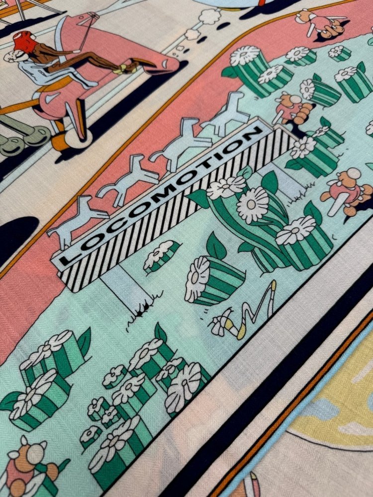 Шарф из шелка и кашемира 135x135 см фото 3