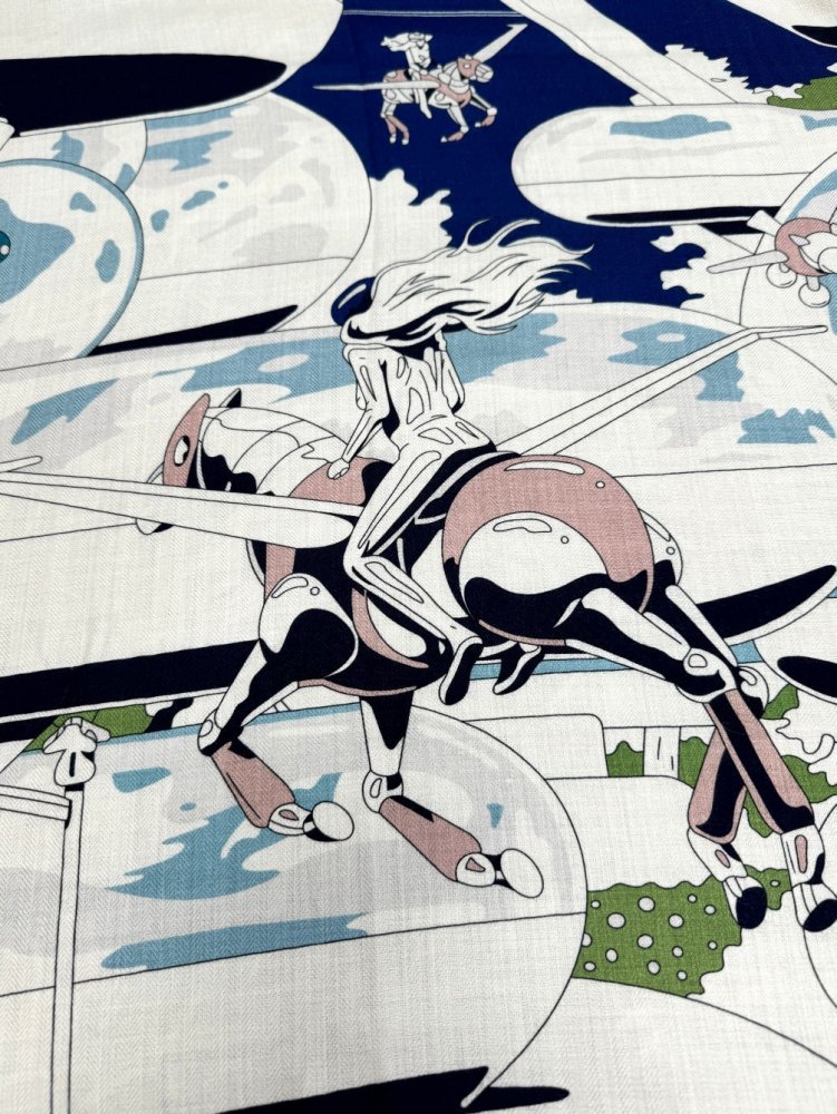 Шарф из шелка и кашемира 135x135 см фото 4