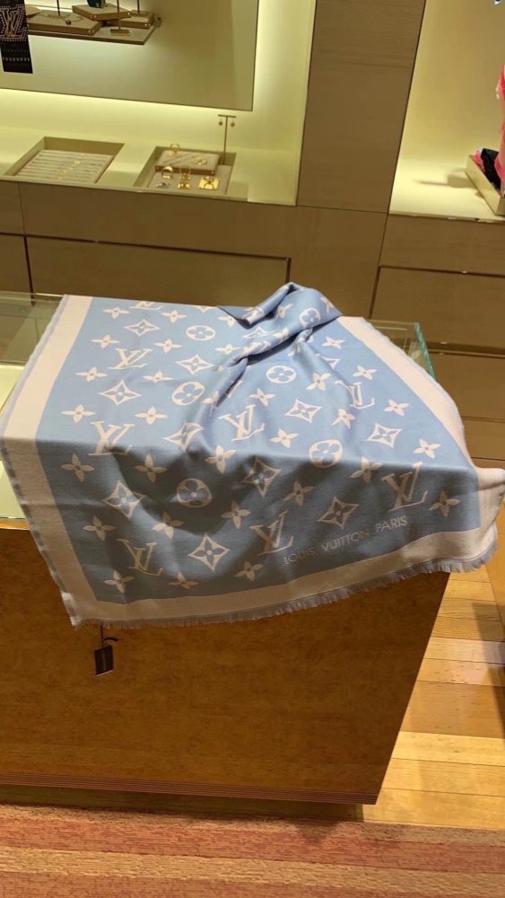 Scarf of silks and wool 75х200 cm фото 2