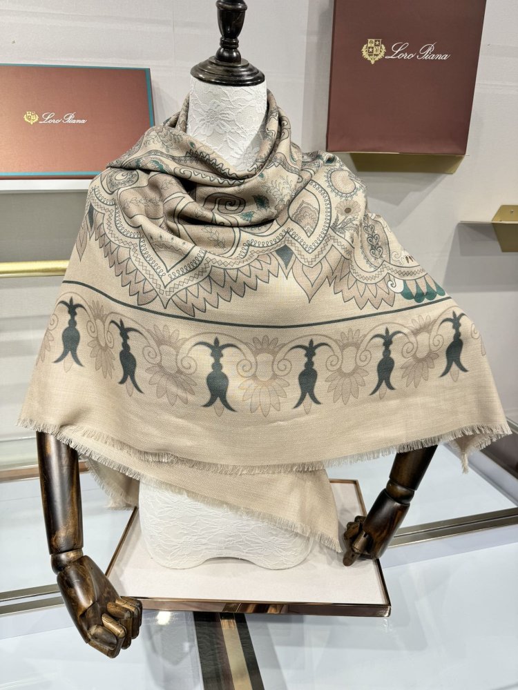 Шарф з шерски і шовку 140 x 140 см фото 5