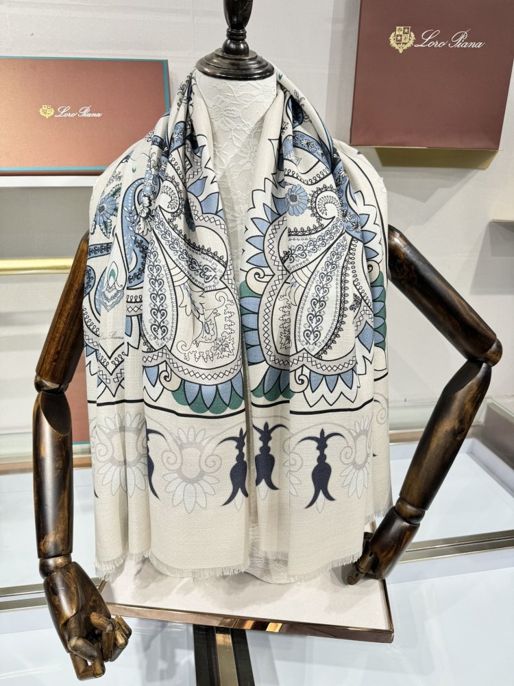 Шарф з шерски і шовку 140 x 140 см фото 8