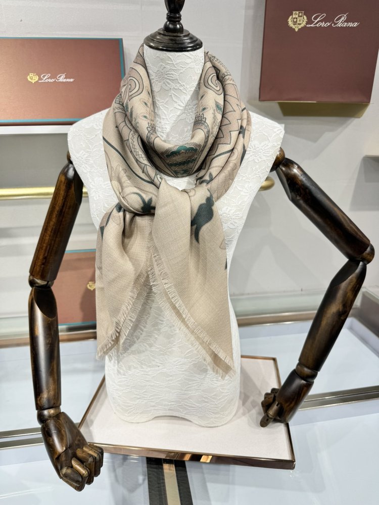 Шарф з шерски і шовку 140 x 140 см фото 9