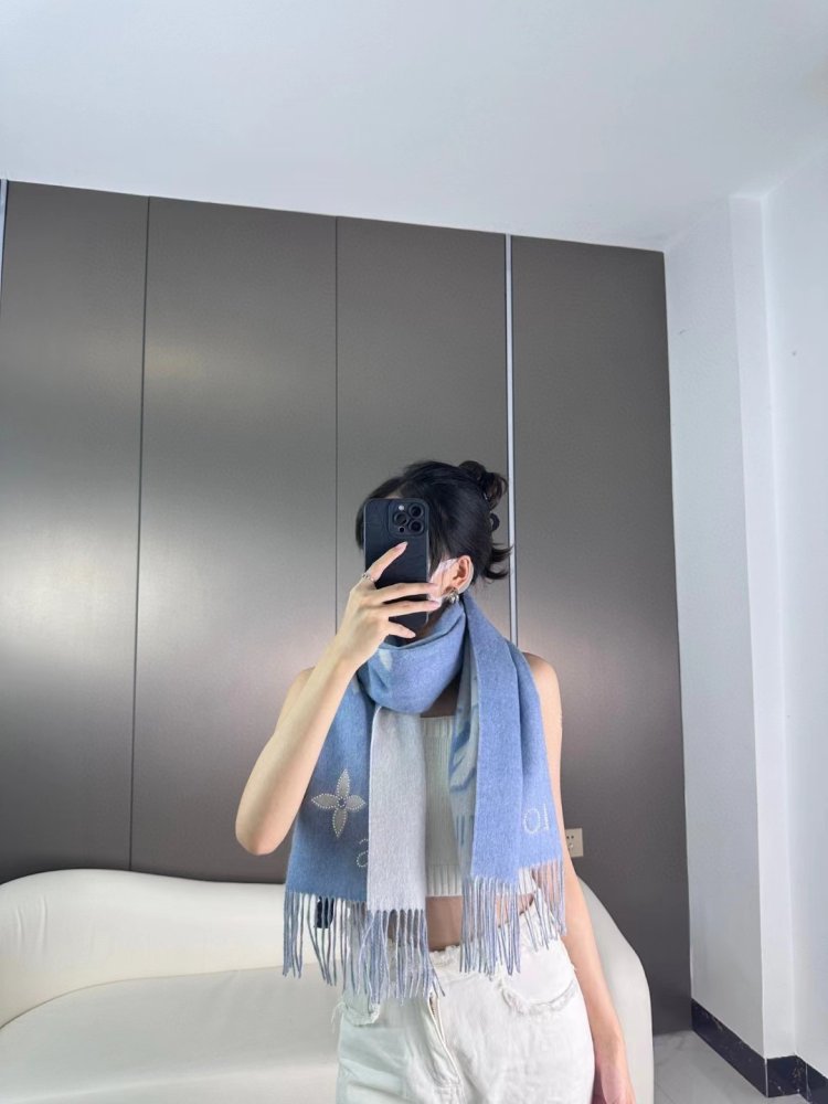 Scarf cashmere 170 x 45 cm фото 3