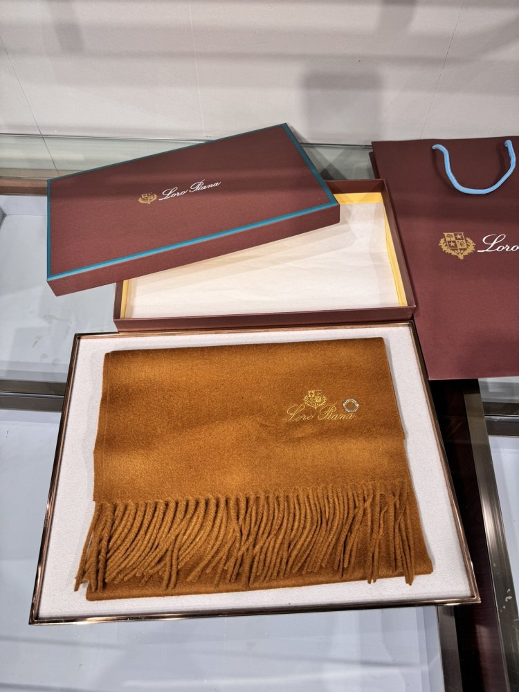 Шарф кашемировый 170x35 см фото 3