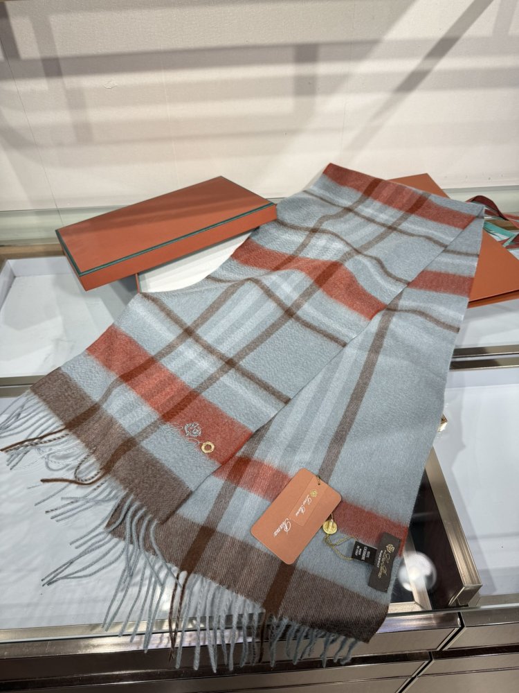 Шарф кашемировый 170x35 см фото 4