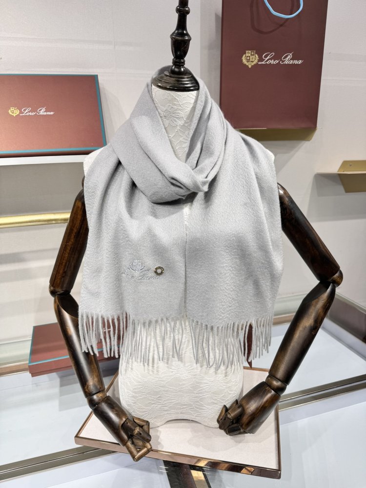 Шарф кашемировый 170x35 см фото 7