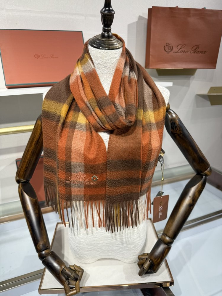 Шарф кашемировый 170x35 см фото 8