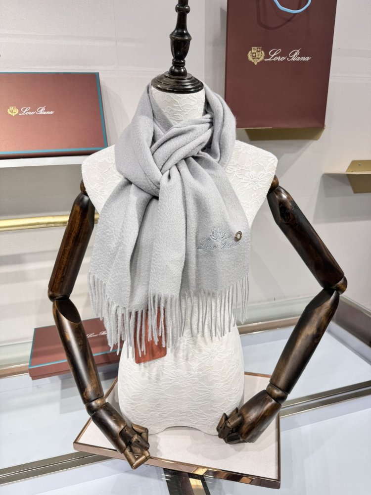 Шарф кашемировый 170x35 см фото 8