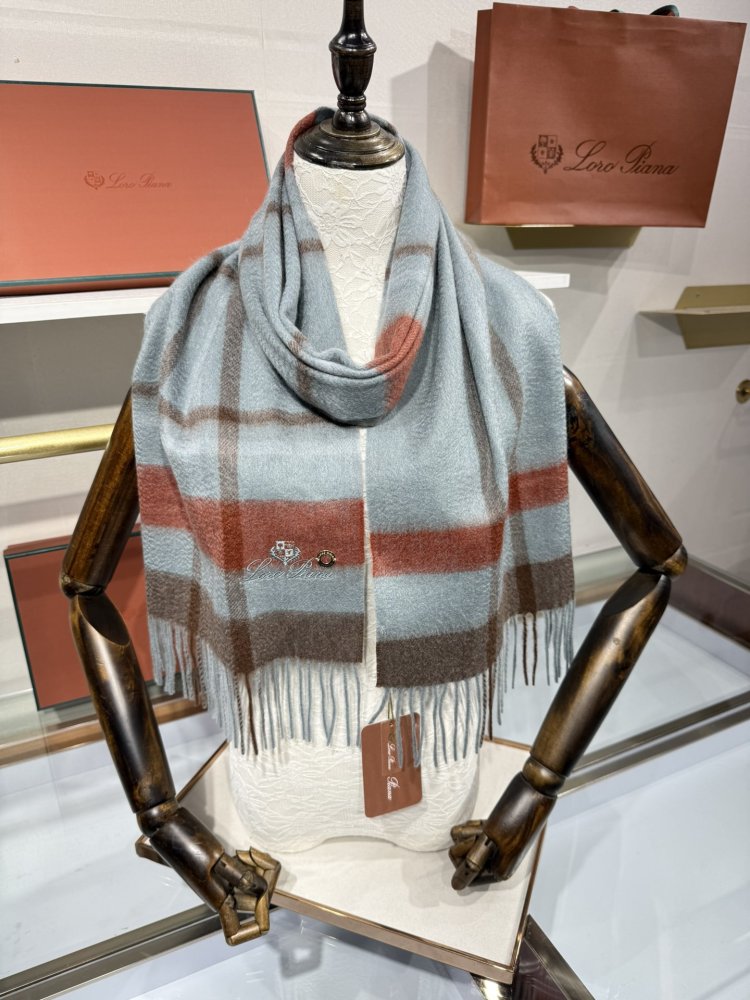 Шарф кашемировый 170x35 см фото 8