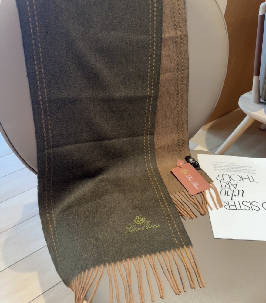 Шарф кашемировый 30x180 см фото 10