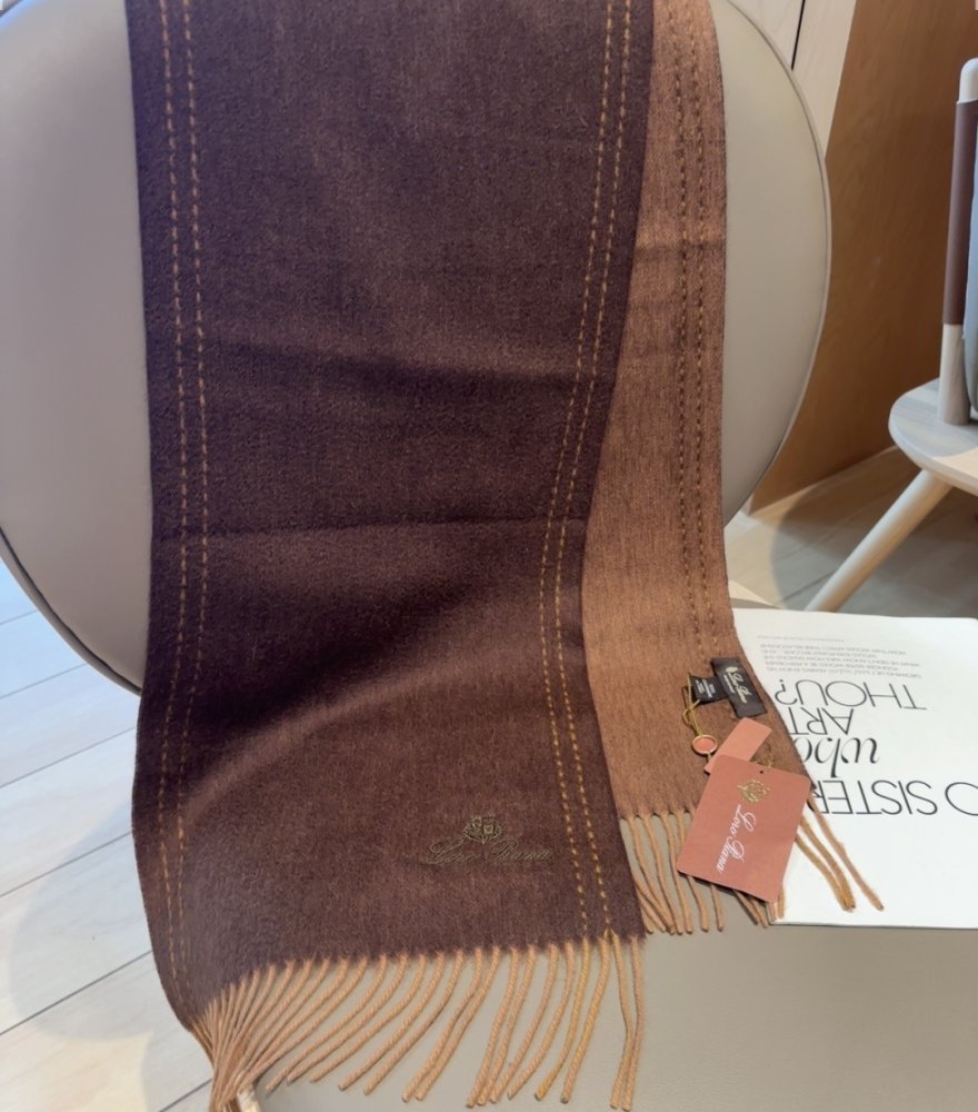 Шарф кашемировый 30x180 см фото 10