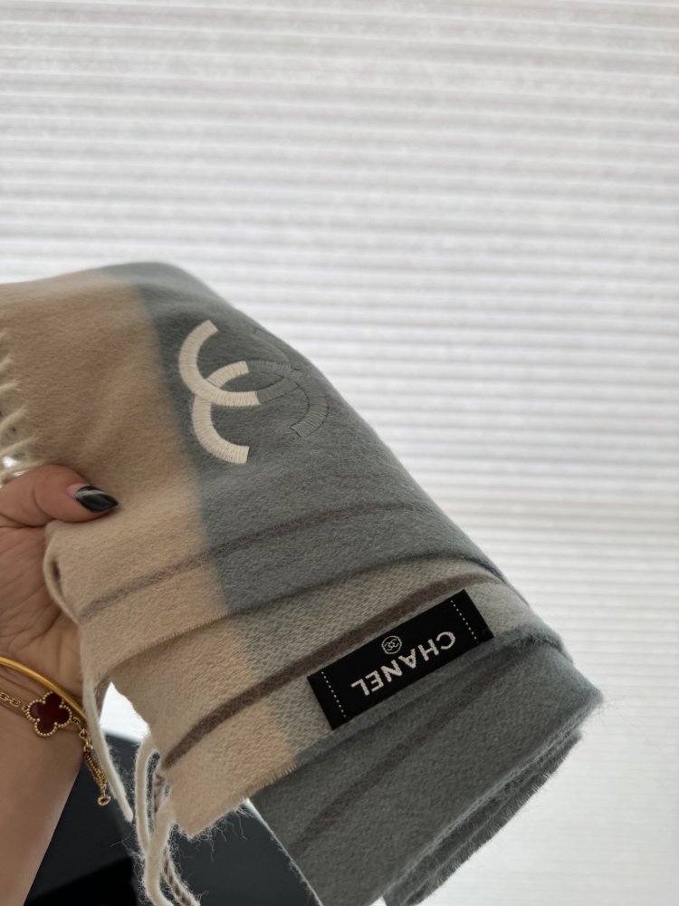 Шарф кашемировый 30x180 см фото 4