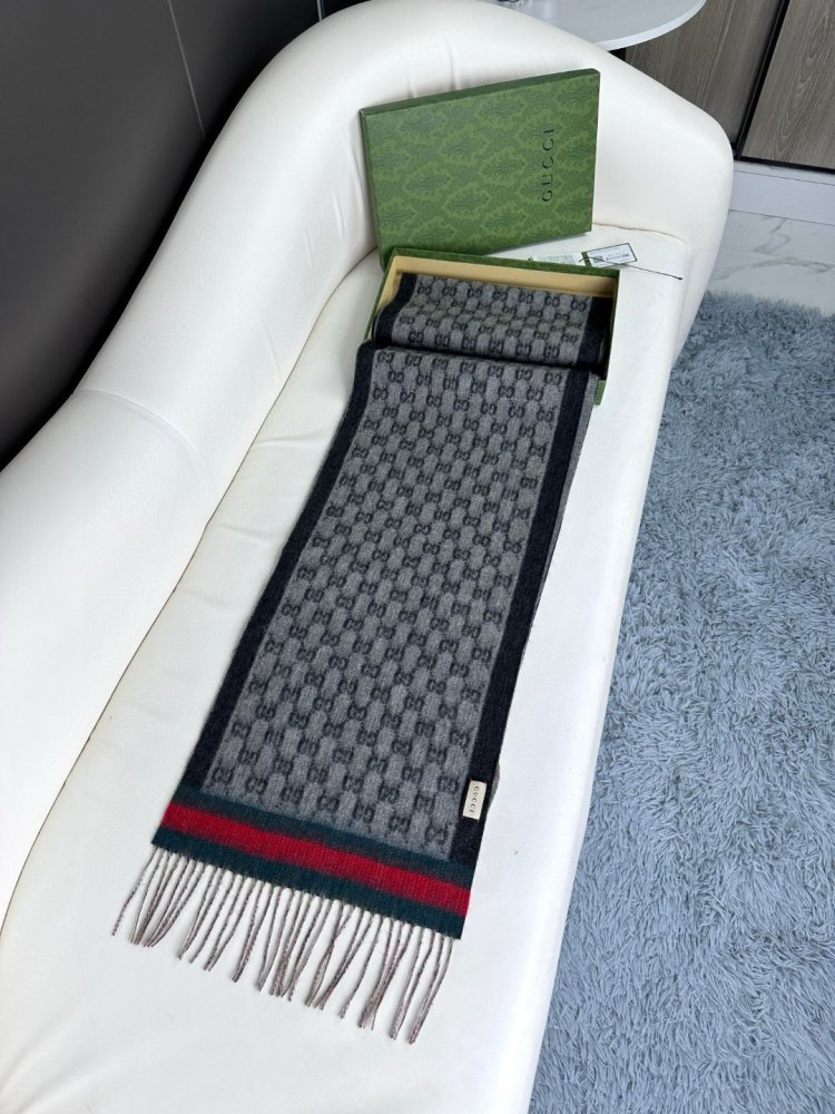 Шарф кашемировый 33х180 см фото 5