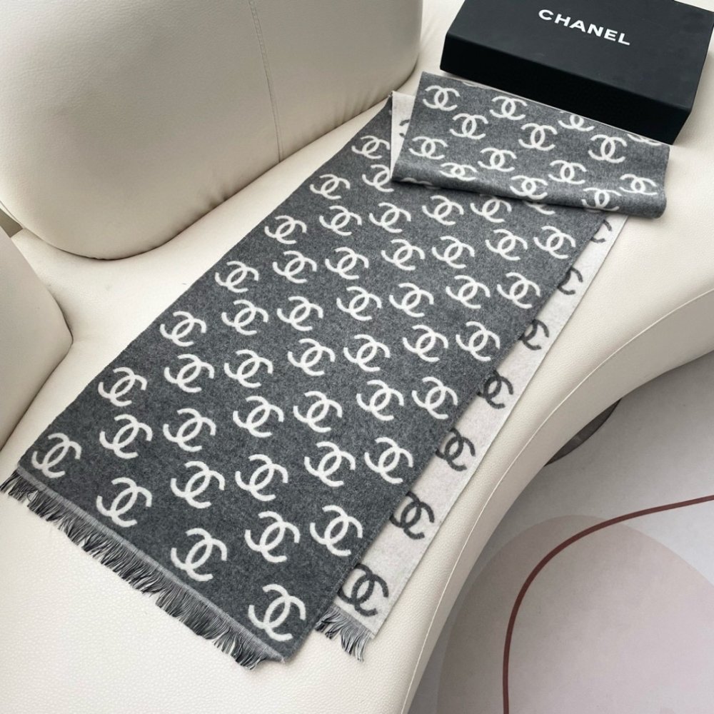 Шарф кашемировый 35x180 см фото 3