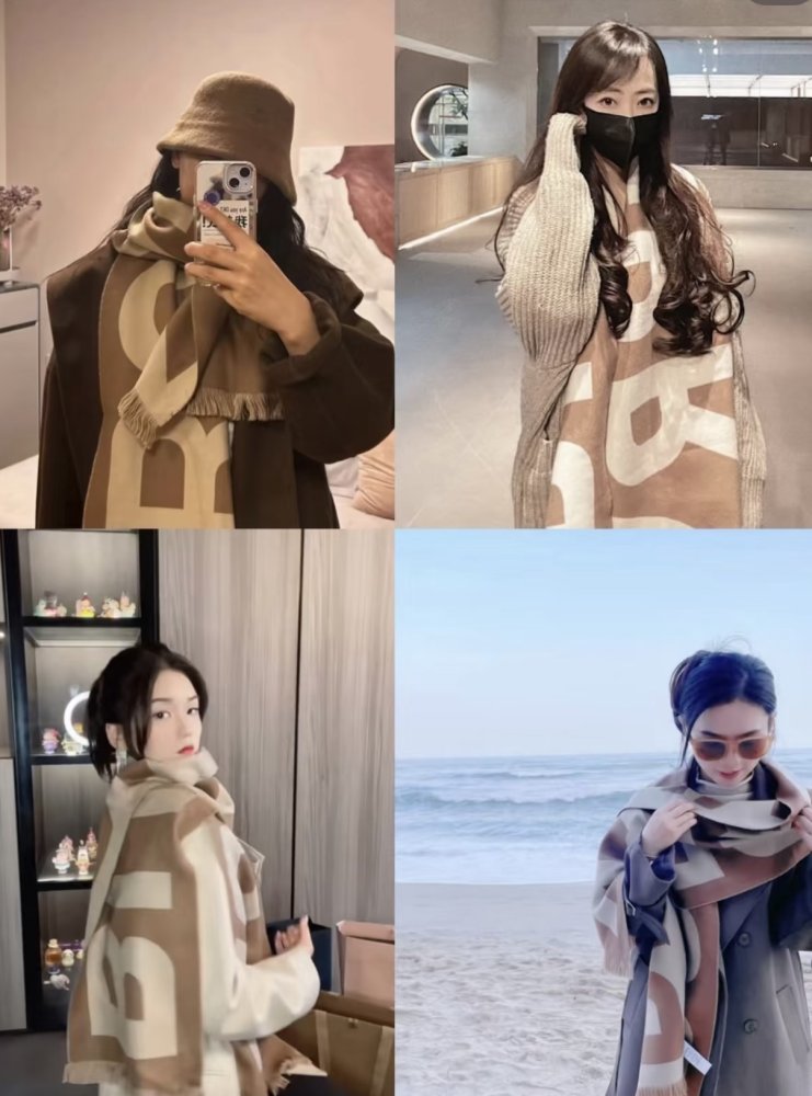 Шарф кашемировый 36x180 см фото 2