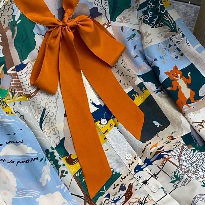 Silk shirt фото 2