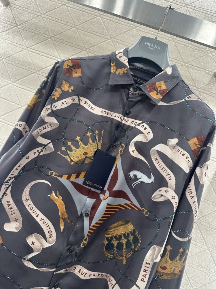 Шелковая рубашка фото 3