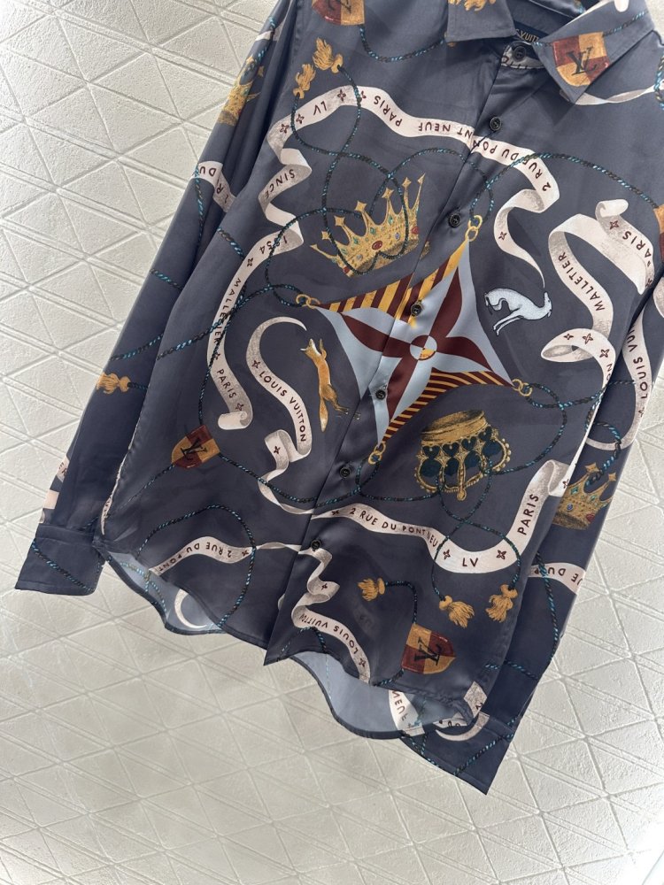 Шелковая рубашка фото 5