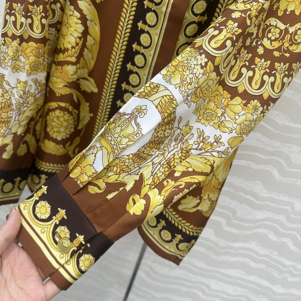 Шелковая рубашка фото 8