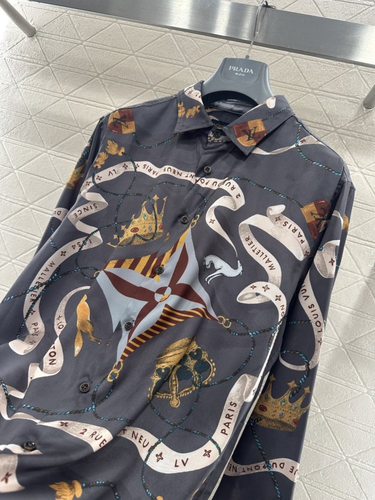 Шелковая рубашка фото 8