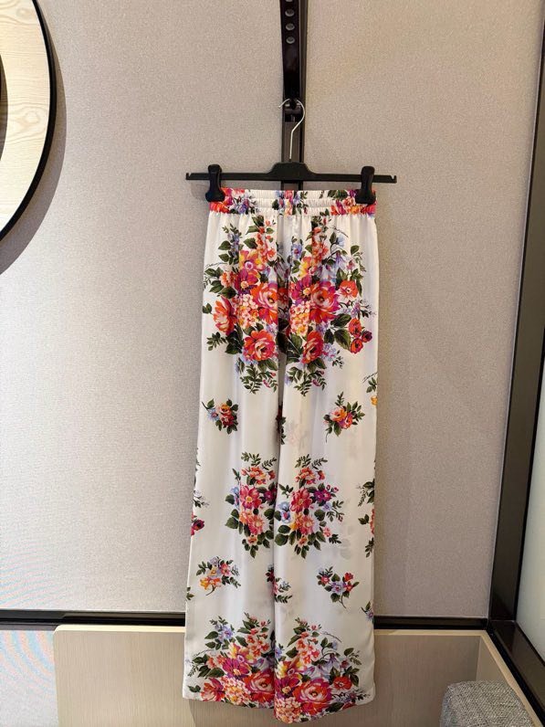 Silk pants
