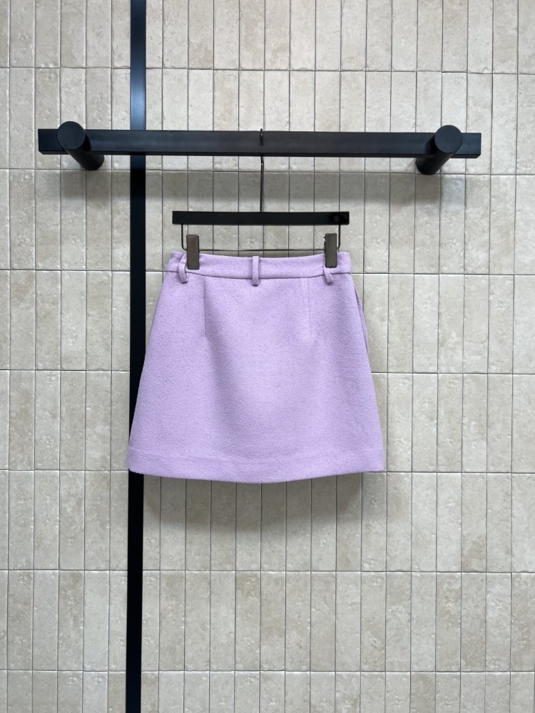 Шерстяная юбка с высокой талией фото 7