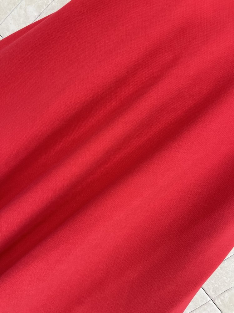 Шерстяная красная юбка фото 3