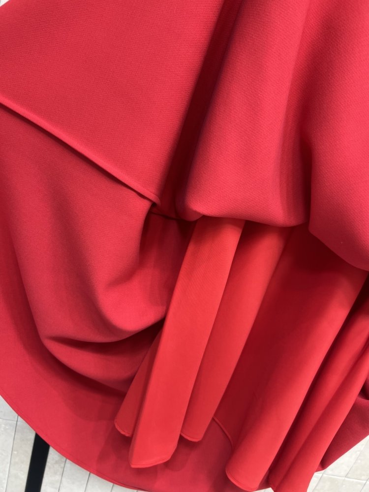 Шерстяная красная юбка фото 5