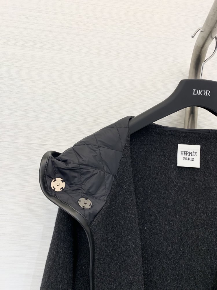 Шерстяное пальто с капюшоном фото 4