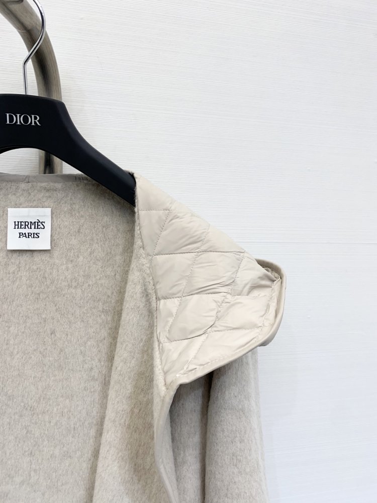 Шерстяное пальто с капюшоном фото 5