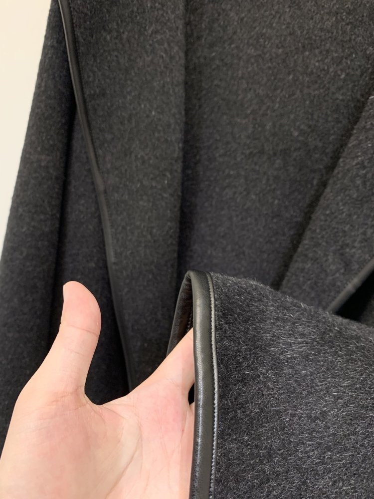 Шерстяное пальто с капюшоном фото 6