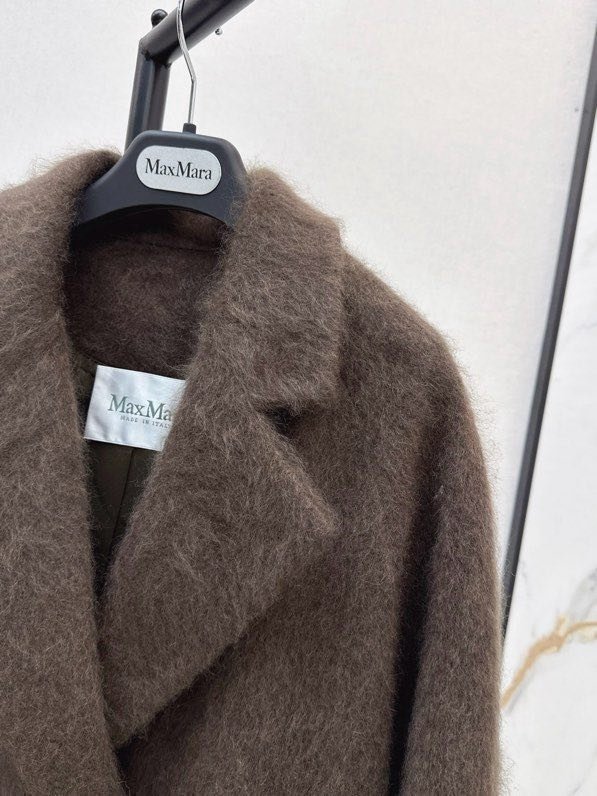 Шерстяное пальто женское фото 3