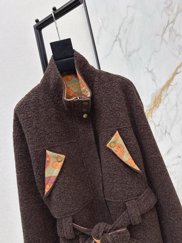 Шерстяное пальто женское фото 5