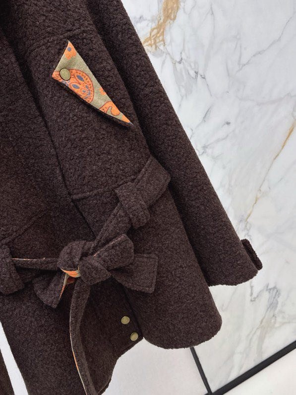 Шерстяное пальто женское фото 6