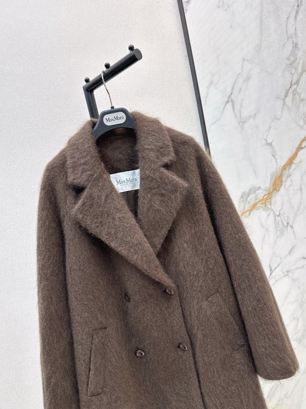 Шерстяное пальто женское фото 6