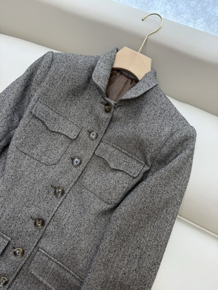 Шерстяное пальто женское фото 7