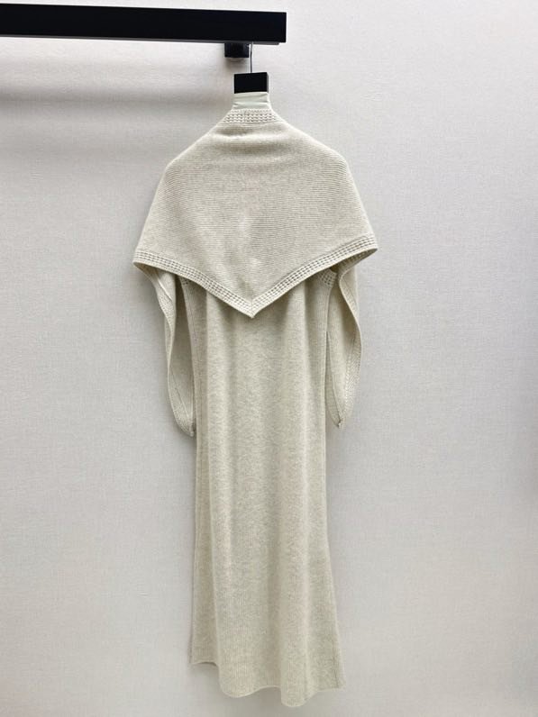 Вовняне Плаття, Сукня без рукавів з шаллю фото 2