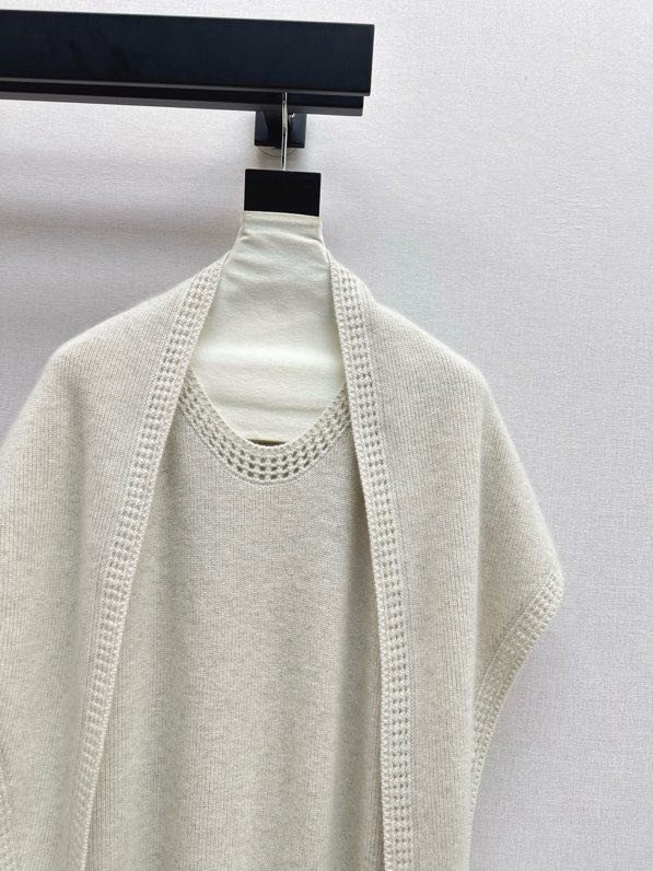 Вовняне Плаття, Сукня без рукавів з шаллю фото 4