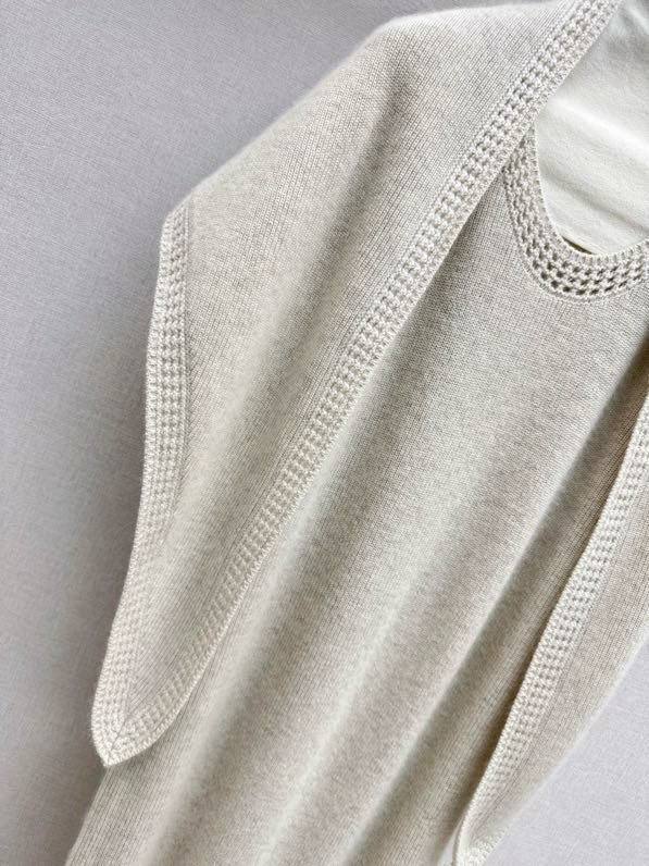 Вовняне Плаття, Сукня без рукавів з шаллю фото 6